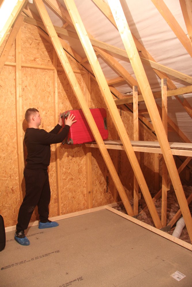 Floating floor with air gap photo 5