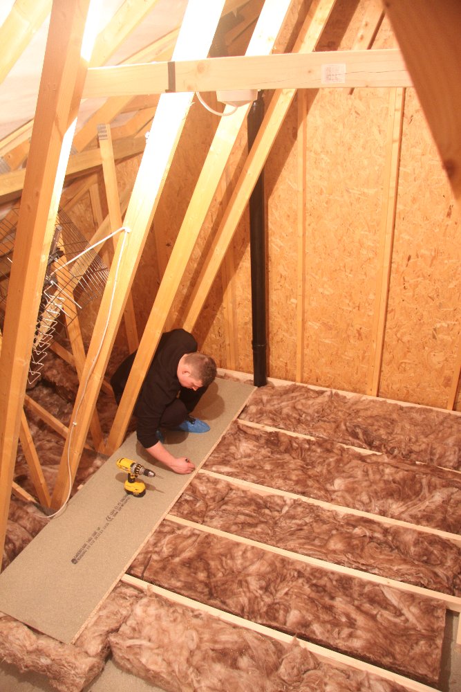Floating floor with air gap photo 7